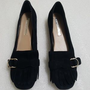 AUDREY BROOKE Women's leather suede slip-on